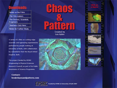 Chaos & Pattern Website