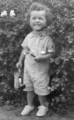 Aged three in St Helena