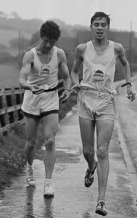 On the first-ever Land's End - JohnO'Groats run.